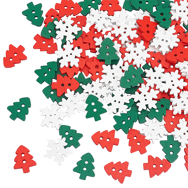 PandaHall 300 Pcs Christmas Wooden Buttons, Wood Christmas Tree Buttons White Snowflakes Buttons for Christmas Craft Making Ornament..., Multicolor
PandaHall 300 Pcs Christmas Wooden Buttons, Wood Christmas Tree Buttons White Snowflakes Buttons for Christmas Craft Making Ornament..., Multicolor