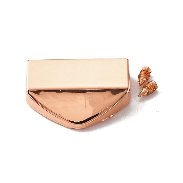 PandaHall Alloy Bag Decorative Edge Buckles, Belt End Tip Hardwares, with Iron Screws, Rose Gold, 1.8x2.65x0.6cm, Hole: 2.5mm Alloy
PandaHall Alloy Bag Decorative Edge Buckles, Belt End Tip Hardwares, with Iron Screws, Rose Gold, 1.8x2.65x0.6cm, Hole: 2.5mm Alloy