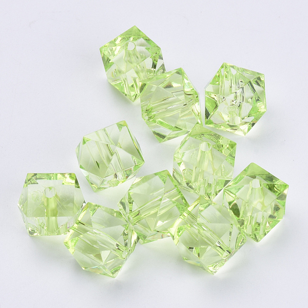PandaHall Transparent Acrylic Beads, Faceted, Cube, Lawn Green, 10x10x8mm, Hole: 1.5mm, about 900pcs/500g Acrylic Cube Green
PandaHall Transparent Acrylic Beads, Faceted, Cube, Lawn Green, 10x10x8mm, Hole: 1.5mm, about 900pcs/500g Acrylic Cube Green