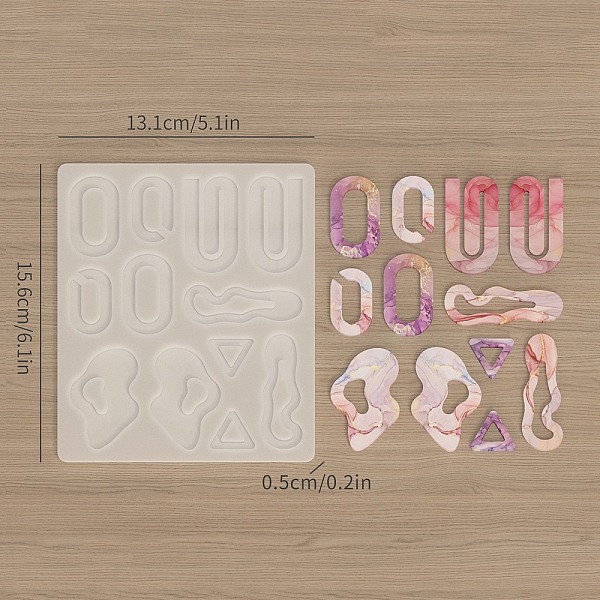PandaHall DIY Silicone Molds, Decoration Making, Resin Casting Molds, For UV Resin, Epoxy Resin Jewelry Making, Clear, 156x131x5mm, Inner...
PandaHall DIY Silicone Molds, Decoration Making, Resin Casting Molds, For UV Resin, Epoxy Resin Jewelry Making, Clear, 156x131x5mm, Inner...