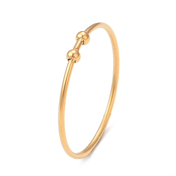 PandaHall Ion Plating(IP) 304 Stainless Steel Round Beaded Finger Ring for Women, Real 14K Gold Plated, US Size 7 1/4(17.5mm) 304 Stainless...
PandaHall Ion Plating(IP) 304 Stainless Steel Round Beaded Finger Ring for Women, Real 14K Gold Plated, US Size 7 1/4(17.5mm) 304 Stainless...
