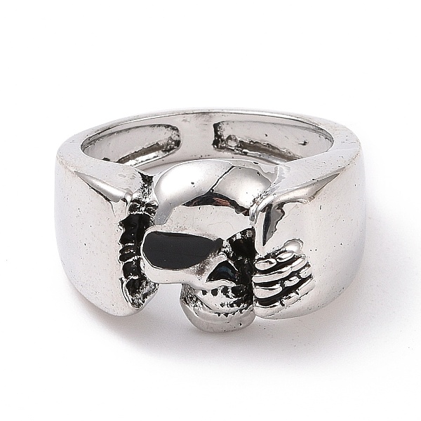 PandaHall Alloy Skull Finger Ring, Gothic Jewelry for Women, Antique Silver, US Size 7(17.3mm) Alloy
PandaHall Alloy Skull Finger Ring, Gothic Jewelry for Women, Antique Silver, US Size 7(17.3mm) Alloy