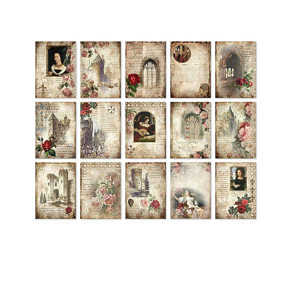 PandaHall 30Pcs 15 Styles Retro Scrapbook Paper Pads, for DIY Album Scrapbook, Background Paper, Diary Decoration, Tan, 140x100mm..., Orange
PandaHall 30Pcs 15 Styles Retro Scrapbook Paper Pads, for DIY Album Scrapbook, Background Paper, Diary Decoration, Tan, 140x100mm..., Orange