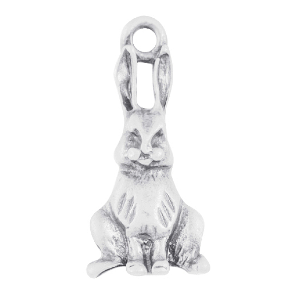 PandaHall Alloy Bunny Pendants, Lead Free & Cadmium Free & Nickel Free, Rabbit, Platinum Color, 23.5x10.3x2.8mm, Hole: 2mm Alloy Rabbit
PandaHall Alloy Bunny Pendants, Lead Free & Cadmium Free & Nickel Free, Rabbit, Platinum Color, 23.5x10.3x2.8mm, Hole: 2mm Alloy Rabbit