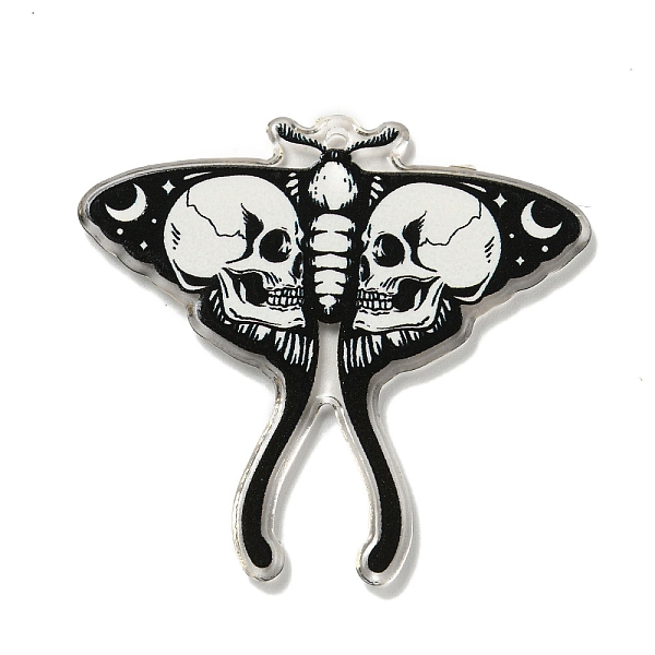 PandaHall Halloween Acrylic Pendants, Butterfly, 42.5x45.5x2.5mm, Hole: 2mm Acrylic Butterfly Black
PandaHall Halloween Acrylic Pendants, Butterfly, 42.5x45.5x2.5mm, Hole: 2mm Acrylic Butterfly Black