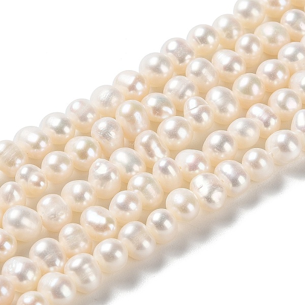PandaHall Natural Cultured Freshwater Pearl Beads Strands, Potato, Grade 2A+, PapayaWhip, 5.5~6.5x4.8~5.2mm, Hole: 0.6mm, about 68pcs/strand..., Orange
PandaHall Natural Cultured Freshwater Pearl Beads Strands, Potato, Grade 2A+, PapayaWhip, 5.5~6.5x4.8~5.2mm, Hole: 0.6mm, about 68pcs/strand..., Orange