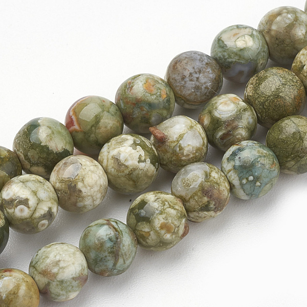 PandaHall Natural Rhyolite Jasper Beads Strands, Round, 6mm, Hole: 1mm, about 70pcs/strand, 15.7 inch Rhyolite Jasper Round
PandaHall Natural Rhyolite Jasper Beads Strands, Round, 6mm, Hole: 1mm, about 70pcs/strand, 15.7 inch Rhyolite Jasper Round