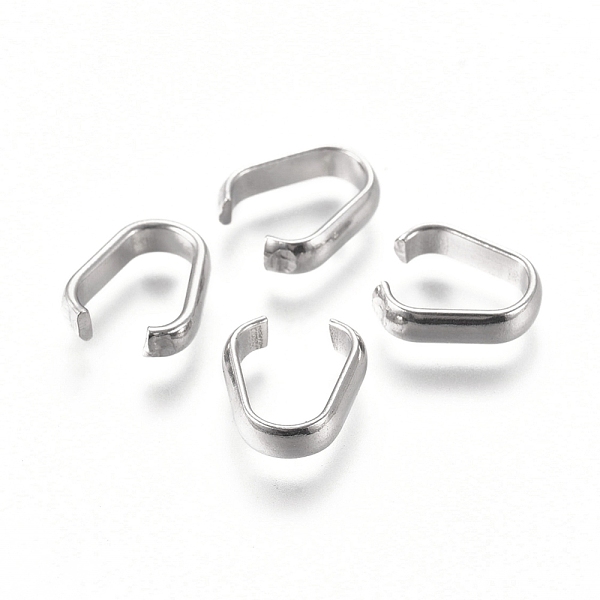 PandaHall 201 Stainless Steel Open Quick Link Connectors, Linking Rings, Stainless Steel Color, 9.5x8.4x2.4mm 201 Stainless Steel Oval
PandaHall 201 Stainless Steel Open Quick Link Connectors, Linking Rings, Stainless Steel Color, 9.5x8.4x2.4mm 201 Stainless Steel Oval