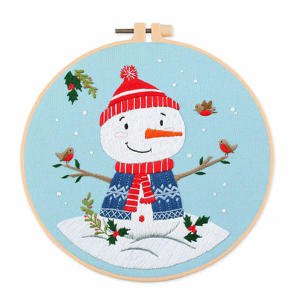 PandaHall DIY Christmas Theme Embroidery Kits, Including Printed Cotton Fabric, Embroidery Thread & Needles, Plastic Embroidery Hoop...
PandaHall DIY Christmas Theme Embroidery Kits, Including Printed Cotton Fabric, Embroidery Thread & Needles, Plastic Embroidery Hoop...