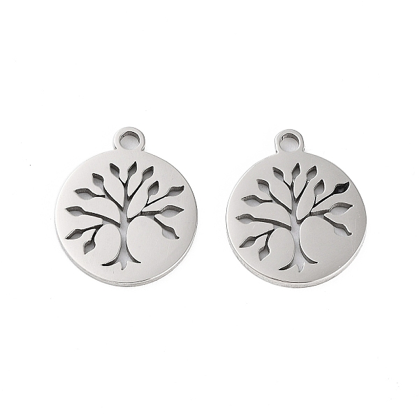 PandaHall 316 Surgical Stainless Steel Charms, Laser Cut, Flat Round Charm, Stainless Steel Color, Tree, 14.5x12.5x1mm, Hole: 1.5mm 316...
PandaHall 316 Surgical Stainless Steel Charms, Laser Cut, Flat Round Charm, Stainless Steel Color, Tree, 14.5x12.5x1mm, Hole: 1.5mm 316...