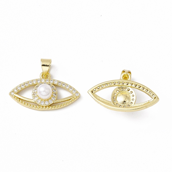 PandaHall Rack Plating Brass Micro Pave Clear Cubic Zirconia Charms, with Acrylic Bead, Long-Lasting Plated, Cadmium Free & Lead Free, Eye...
PandaHall Rack Plating Brass Micro Pave Clear Cubic Zirconia Charms, with Acrylic Bead, Long-Lasting Plated, Cadmium Free & Lead Free, Eye...