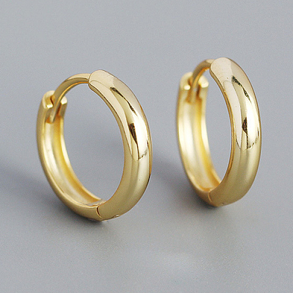 PandaHall Plain 925 Sterling Hoop Earrings, Ring, Golden, 3mm, Inner Diameter: 6mm Sterling Silver Ring
PandaHall Plain 925 Sterling Hoop Earrings, Ring, Golden, 3mm, Inner Diameter: 6mm Sterling Silver Ring
