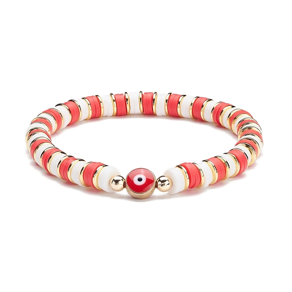 PandaHall Synthetic Hematite & Polymer Clay Heishi Beads Stretch Bracelet, Evil Eye Beads Bracelet, Power Lucky Bracelet for Women, Red...
PandaHall Synthetic Hematite & Polymer Clay Heishi Beads Stretch Bracelet, Evil Eye Beads Bracelet, Power Lucky Bracelet for Women, Red...