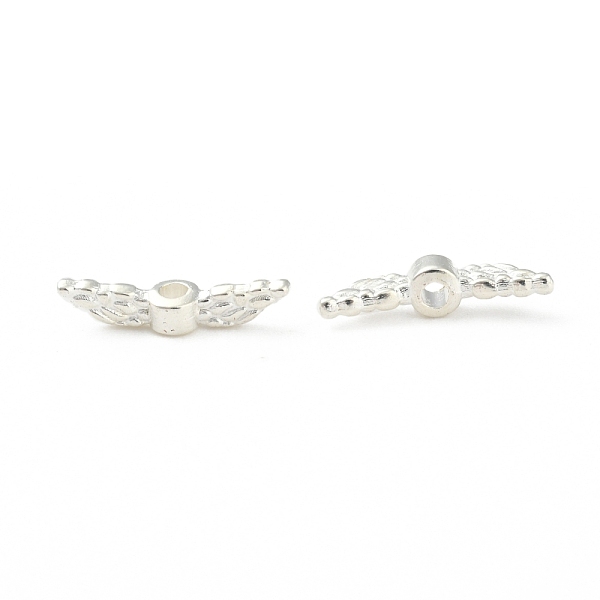 PandaHall Tibetan Style Alloy Beads, Lead Free & Cadmium Free, Angel Wing, Silver, 12x3x3mm, Hole: 1.5mm, about 7100pcs/1000g Alloy Wing
PandaHall Tibetan Style Alloy Beads, Lead Free & Cadmium Free, Angel Wing, Silver, 12x3x3mm, Hole: 1.5mm, about 7100pcs/1000g Alloy Wing