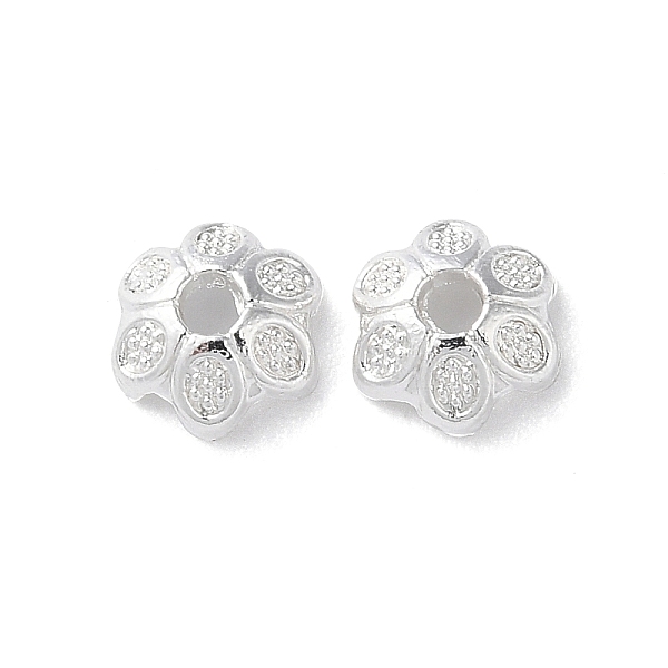 PandaHall Alloy Bead Cap, Long-Lasting Plated, Flower 6 Petals, Silver, 5.5x2mm, Hole: 1.3mm Alloy
PandaHall Alloy Bead Cap, Long-Lasting Plated, Flower 6 Petals, Silver, 5.5x2mm, Hole: 1.3mm Alloy
