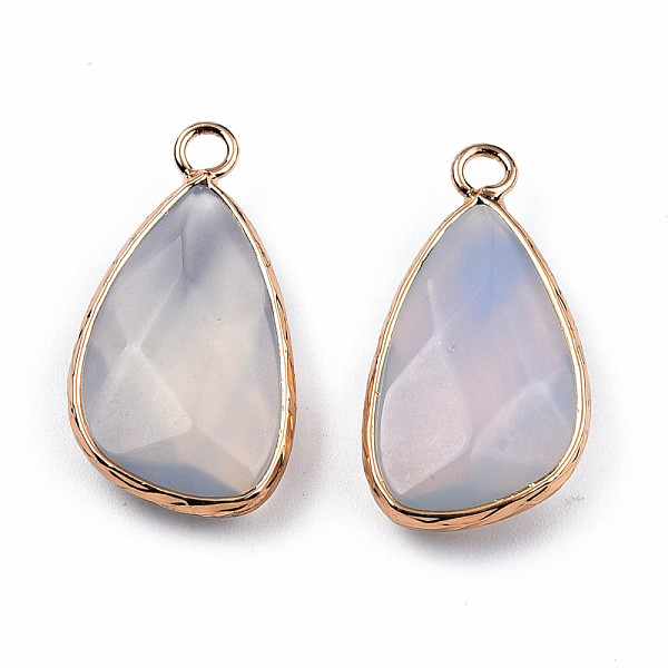 PandaHall Opalite Pendants, with Light Gold Plated Brass Findings, Faceted, Teardrop Charm, 27x14.5x6mm, Hole: 2.5mm Opalite Teardrop
PandaHall Opalite Pendants, with Light Gold Plated Brass Findings, Faceted, Teardrop Charm, 27x14.5x6mm, Hole: 2.5mm Opalite Teardrop