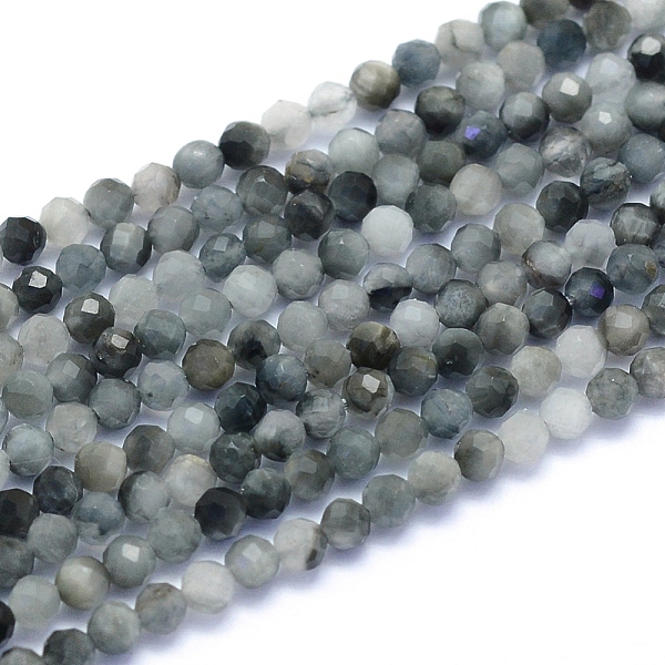 PandaHall Natural Hawk's Eye Beads Strands, Eagle Eye Stone, Faceted, Round, 2~2.5mm, Hole: 0.6mm, about 158pcs/strand, 15.55 inch(39.5cm)...
PandaHall Natural Hawk's Eye Beads Strands, Eagle Eye Stone, Faceted, Round, 2~2.5mm, Hole: 0.6mm, about 158pcs/strand, 15.55 inch(39.5cm)...