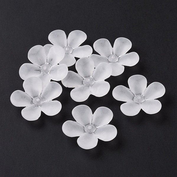 PandaHall 5-Petal Transparent Acrylic Bead Caps, Frosted, Flower, WhiteSmoke, 28x28.5x7mm, Hole: 1.8mm, about 322pcs/500g Acrylic White
PandaHall 5-Petal Transparent Acrylic Bead Caps, Frosted, Flower, WhiteSmoke, 28x28.5x7mm, Hole: 1.8mm, about 322pcs/500g Acrylic White