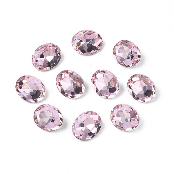 PandaHall Pointed Back Glass Rhinestone Cabochons, Nail Art Decoration Accessories, Faceted, Oval, Pink, 10x8x4.5mm, about 720pcs/bag Glass...
PandaHall Pointed Back Glass Rhinestone Cabochons, Nail Art Decoration Accessories, Faceted, Oval, Pink, 10x8x4.5mm, about 720pcs/bag Glass...