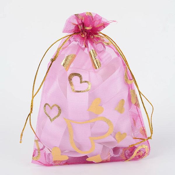 PandaHall Heart Printed Organza Bags, Gift Bags, Rectangle, Orchid, 9x7cm Organza Heart Purple
PandaHall Heart Printed Organza Bags, Gift Bags, Rectangle, Orchid, 9x7cm Organza Heart Purple