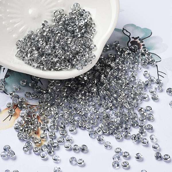 PandaHall Metallic Colors Glass Seed Beads, Half Plated, Two Tone, Round, Silver, 8/0, 3x2mm, Hole: 1mm Glass Silver
PandaHall Metallic Colors Glass Seed Beads, Half Plated, Two Tone, Round, Silver, 8/0, 3x2mm, Hole: 1mm Glass Silver