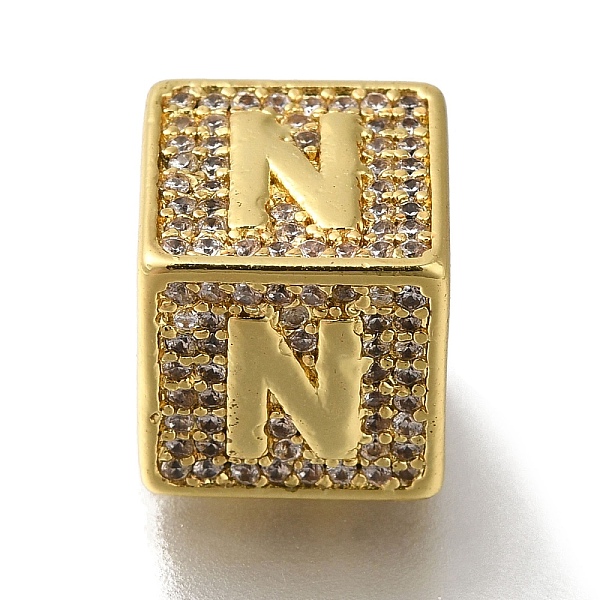 PandaHall Brass Cubic Zirconia Beads, Letter N, Square, Letter N, 9.5x9.5x9.5mm, Hole: 6mm Brass+Cubic Zirconia Letter N
PandaHall Brass Cubic Zirconia Beads, Letter N, Square, Letter N, 9.5x9.5x9.5mm, Hole: 6mm Brass+Cubic Zirconia Letter N