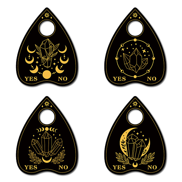 PandaHall Mini Wood Crystal Ball Display Bases, Crystal Sphere Display Stand, Tarot Theme, Moon, 80x63x4.5mm, Hole: 15.5mm, 4pcs/set Wood..., Black
PandaHall Mini Wood Crystal Ball Display Bases, Crystal Sphere Display Stand, Tarot Theme, Moon, 80x63x4.5mm, Hole: 15.5mm, 4pcs/set Wood..., Black