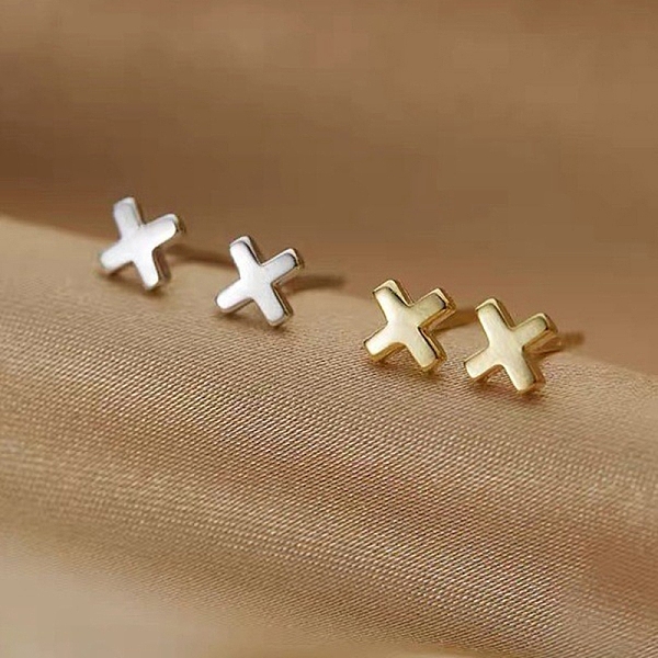 PandaHall Alloy Earrings for Women, with 925 Sterling Silver Pin, Cross, 10mm Alloy Cross
PandaHall Alloy Earrings for Women, with 925 Sterling Silver Pin, Cross, 10mm Alloy Cross