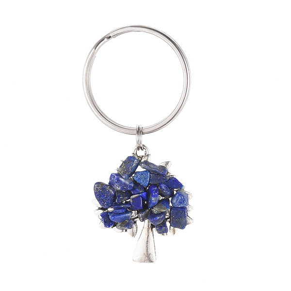 PandaHall Chip Natural Lapis Lazuli Keychain, with Antique Silver Plated Alloy Pendants and 316 Surgical Stainless Steel Split Key Rings...
PandaHall Chip Natural Lapis Lazuli Keychain, with Antique Silver Plated Alloy Pendants and 316 Surgical Stainless Steel Split Key Rings...