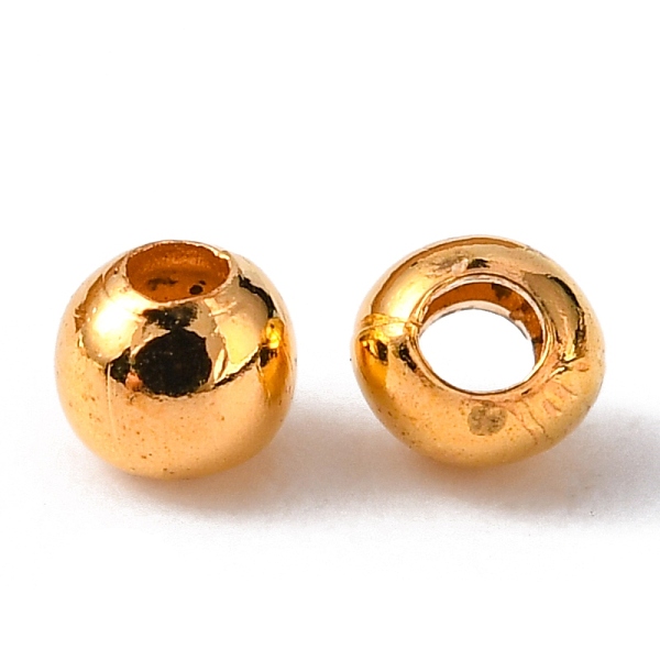 PandaHall Iron Spacer Beads, Cadmium Free & Lead Free, Golden, 2.5x2mm, Hole: 1.2mm Iron Round
PandaHall Iron Spacer Beads, Cadmium Free & Lead Free, Golden, 2.5x2mm, Hole: 1.2mm Iron Round