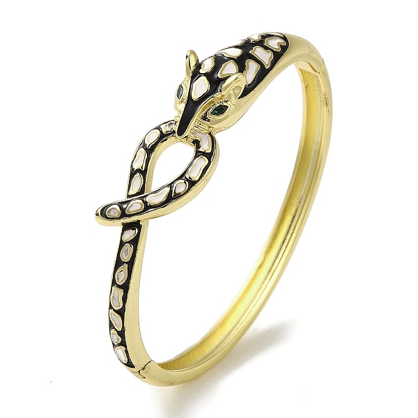 PandaHall Brass Pave Green Cubic Zirconia Leopard Hinged Bangle for Women, with Black & White Enamel, Real 18K Gold Plated, Inner Diameter...
PandaHall Brass Pave Green Cubic Zirconia Leopard Hinged Bangle for Women, with Black & White Enamel, Real 18K Gold Plated, Inner Diameter...