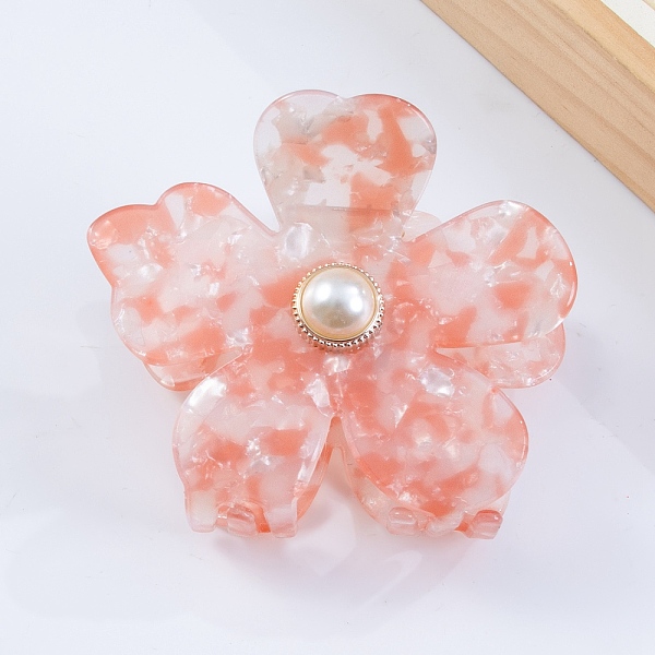 PandaHall PVC Claw Hair Clips for Women, with Plastic Beads, Flower, Salmon, 67x77x51mm PVC Flower Red
PandaHall PVC Claw Hair Clips for Women, with Plastic Beads, Flower, Salmon, 67x77x51mm PVC Flower Red