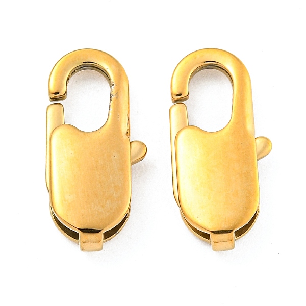 PandaHall Ion Plating(IP) 304 Stainless Steel Lobster Claw Clasps, Golden, 16x8x3.5mm, Hole: 1.6mm 304 Stainless Steel Others
PandaHall Ion Plating(IP) 304 Stainless Steel Lobster Claw Clasps, Golden, 16x8x3.5mm, Hole: 1.6mm 304 Stainless Steel Others