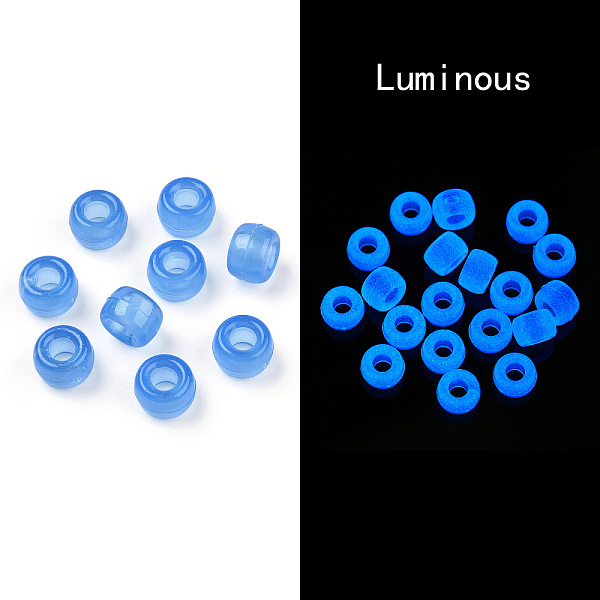 PandaHall Transparent & Luminous Plastic Beads, Frosted, Glow in the Dark, Barrel, Cornflower Blue, 9x6mm, Hole: 3.8mm, about 1900pcs/500g...
PandaHall Transparent & Luminous Plastic Beads, Frosted, Glow in the Dark, Barrel, Cornflower Blue, 9x6mm, Hole: 3.8mm, about 1900pcs/500g...