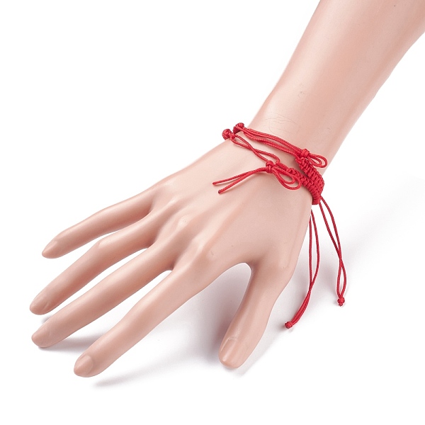 PandaHall 2Pcs Nylon Braided Bracelet Makings, Crimson, Inner Diameter: 2 inch(5.2cm) Nylon Pink
PandaHall 2Pcs Nylon Braided Bracelet Makings, Crimson, Inner Diameter: 2 inch(5.2cm) Nylon Pink