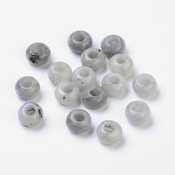 PandaHall Gemstone European Beads, Import Labradorite, without Core, Large Hole Beads, Rondelle, Gainsboro, 14x8mm, Hole: 5mm Labradorite..., Gray
PandaHall Gemstone European Beads, Import Labradorite, without Core, Large Hole Beads, Rondelle, Gainsboro, 14x8mm, Hole: 5mm Labradorite..., Gray