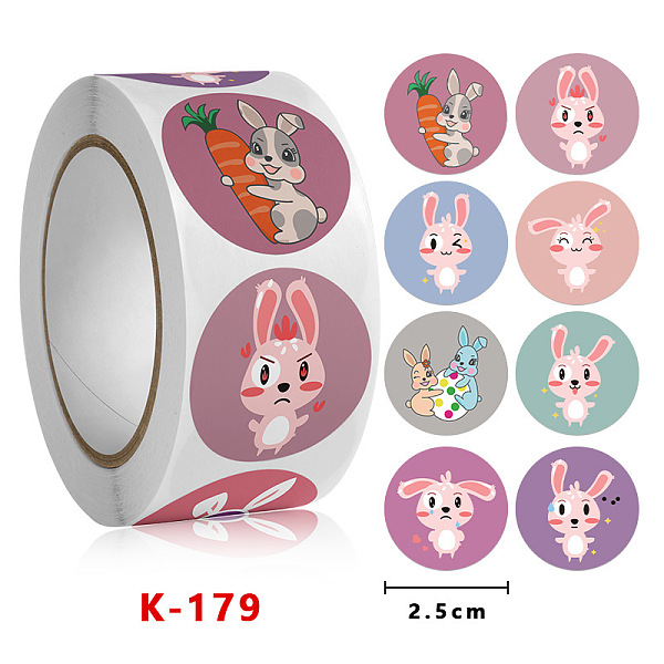PandaHall 8 Styles Easter Stickers, Adhesive Labels Roll Stickers, Gift Tag, for Envelopes, Party, Presents Decoration, Flat Round, Rabbit..., Multicolor
PandaHall 8 Styles Easter Stickers, Adhesive Labels Roll Stickers, Gift Tag, for Envelopes, Party, Presents Decoration, Flat Round, Rabbit..., Multicolor