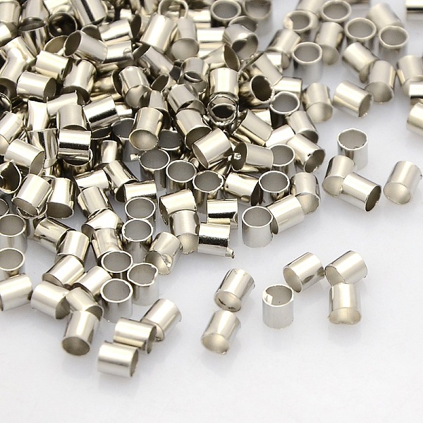 PandaHall Brass Crimp Beads, Tube, Cadmium Free & Nickel Free & Lead Free, Platinum, 3x3mm, Hole: 2.5mm Brass Tube
PandaHall Brass Crimp Beads, Tube, Cadmium Free & Nickel Free & Lead Free, Platinum, 3x3mm, Hole: 2.5mm Brass Tube