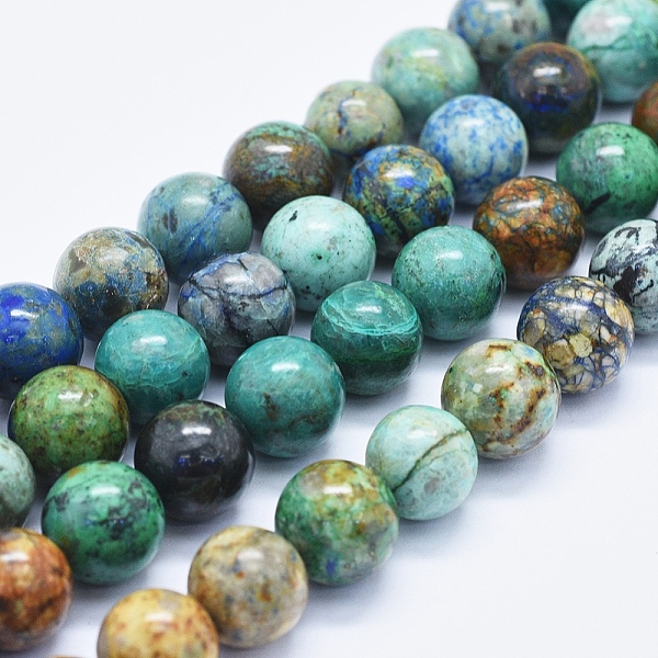 PandaHall Natural Chrysocolla Beads Strands, Round, 12mm, Hole: 1mm, about 33~34pcs/Strand, 15.35 inch(39 cm) Chrysocolla Round
PandaHall Natural Chrysocolla Beads Strands, Round, 12mm, Hole: 1mm, about 33~34pcs/Strand, 15.35 inch(39 cm) Chrysocolla Round