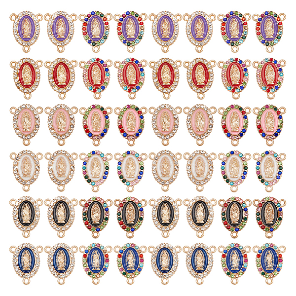 PandaHall OLYCRAFT 48 Pcs 3-Loop Virgin Mary Charms Enamel Inlay Rhinestones Bracelet Connection Crucifix Pendants Alloy Our Lady Links..., Multicolor
PandaHall OLYCRAFT 48 Pcs 3-Loop Virgin Mary Charms Enamel Inlay Rhinestones Bracelet Connection Crucifix Pendants Alloy Our Lady Links..., Multicolor