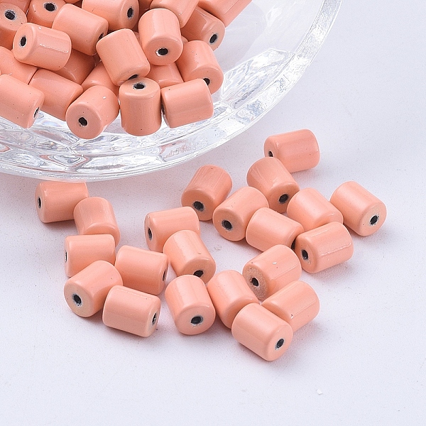 PandaHall Spray Painted Alloy Beads, Tube, Light Salmon, 6x5mm, Hole: 1.2mm Alloy Column Red
PandaHall Spray Painted Alloy Beads, Tube, Light Salmon, 6x5mm, Hole: 1.2mm Alloy Column Red