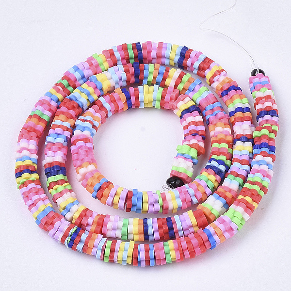 PandaHall Handmade Polymer Clay Beads Strands, Plum Blossom, Mixed Color, 4~6x4~6mm, Hole: 2mm, about 313~350pcs/strand, 15.35~16.14 inch..., Multicolor
PandaHall Handmade Polymer Clay Beads Strands, Plum Blossom, Mixed Color, 4~6x4~6mm, Hole: 2mm, about 313~350pcs/strand, 15.35~16.14 inch..., Multicolor