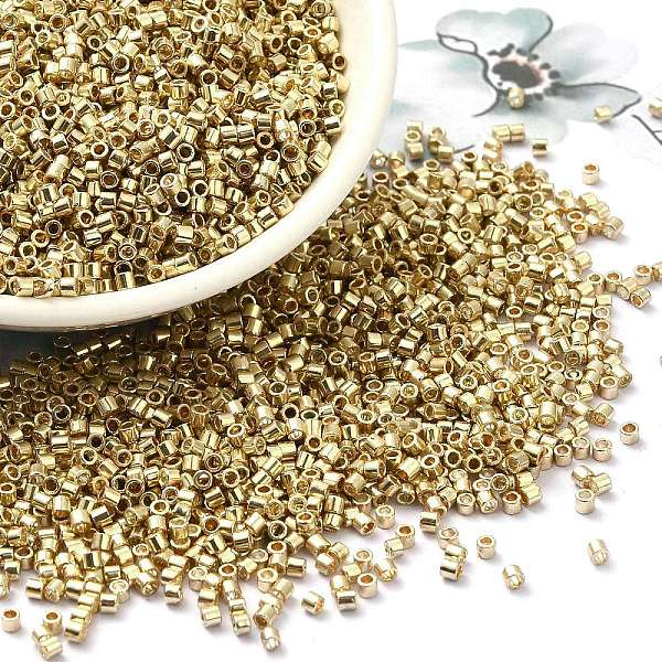 PandaHall Electroplate Glass Seed Beads, Metallic Colours, Cylinder, Light Gold Plated, 2x1.5mm, Hole: 1mm, about 58967pcs/pound Czech Glass
PandaHall Electroplate Glass Seed Beads, Metallic Colours, Cylinder, Light Gold Plated, 2x1.5mm, Hole: 1mm, about 58967pcs/pound Czech Glass
