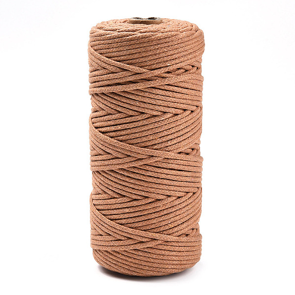 PandaHall Cotton String Threads, Macrame Cord, Decorative String Threads, for DIY Crafts, Gift Wrapping and Jewelry Making, Sandy Brown, 3mm...
PandaHall Cotton String Threads, Macrame Cord, Decorative String Threads, for DIY Crafts, Gift Wrapping and Jewelry Making, Sandy Brown, 3mm...