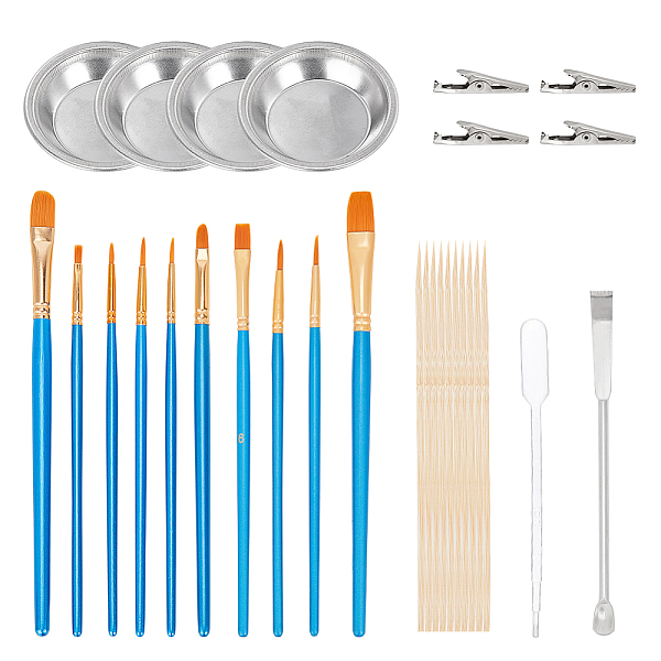 PandaHall DIY Jewelry Kits, with Bamboo Color Holder Alligator Clips, Stainless Steel Palette & Double-End Spoon Spatula, 2ml Disposable..., Multicolor
PandaHall DIY Jewelry Kits, with Bamboo Color Holder Alligator Clips, Stainless Steel Palette & Double-End Spoon Spatula, 2ml Disposable..., Multicolor