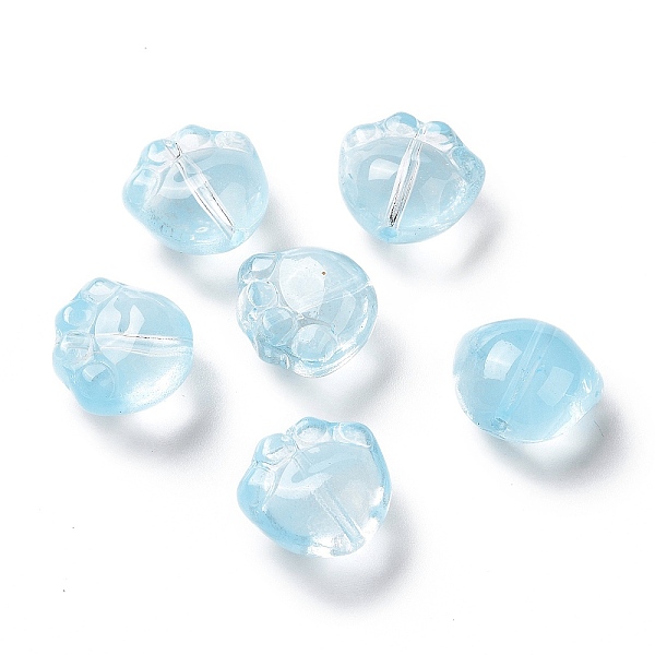 PandaHall Transparent Spray Painted Glass Beads, Cat Paw Print, Light Sky Blue, 11x12x8.5mm, Hole: 1.2mm Glass Cat Shape
PandaHall Transparent Spray Painted Glass Beads, Cat Paw Print, Light Sky Blue, 11x12x8.5mm, Hole: 1.2mm Glass Cat Shape