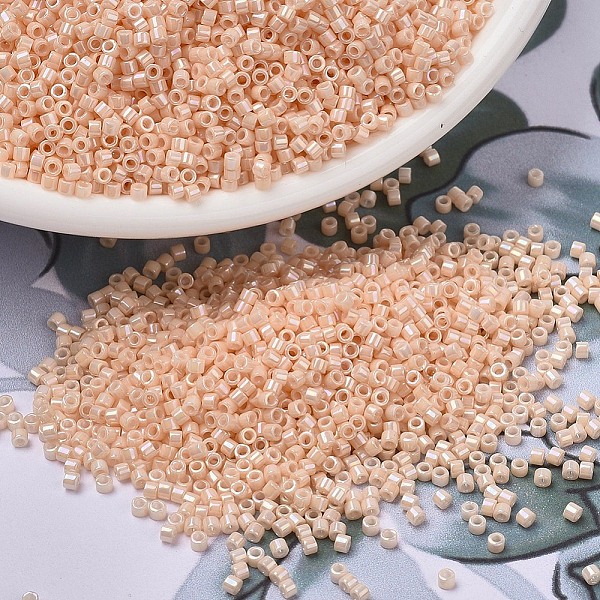 PandaHall MIYUKI Delica Beads, Cylinder, Japanese Seed Beads, 11/0, (DB1502) Opaque Light Peach AB, 1.3x1.6mm, Hole: 0.8mm, about..., Orange
PandaHall MIYUKI Delica Beads, Cylinder, Japanese Seed Beads, 11/0, (DB1502) Opaque Light Peach AB, 1.3x1.6mm, Hole: 0.8mm, about..., Orange
