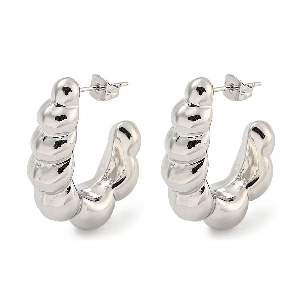 PandaHall Rack Plating Brass Stud Earrings, Long-Lasting Plated, Lead Free & Cadmium Free, C-shape, Platinum, 33x10mm Brass Others
PandaHall Rack Plating Brass Stud Earrings, Long-Lasting Plated, Lead Free & Cadmium Free, C-shape, Platinum, 33x10mm Brass Others