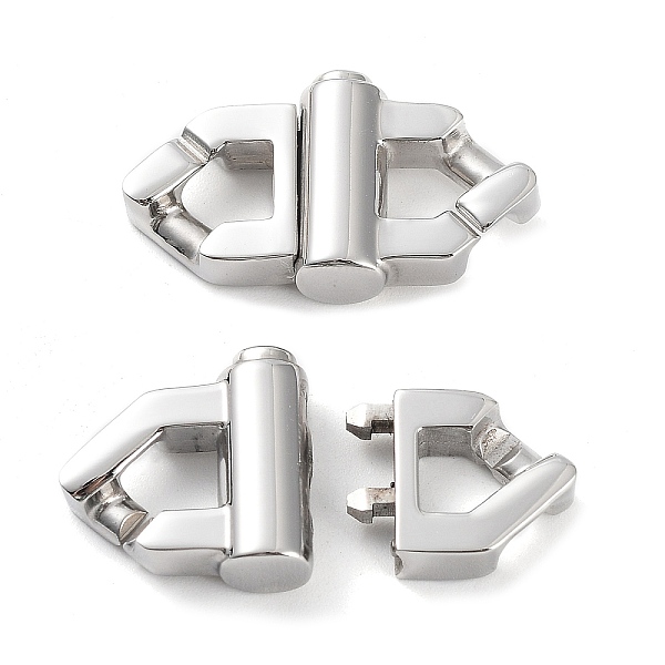 PandaHall 304 Stainless Steel Bayonet Clasps, Oval, Stainless Steel Color, 29.5x17x6.5mm, Hole: 6.5x6.5mm 304 Stainless Steel Oval
PandaHall 304 Stainless Steel Bayonet Clasps, Oval, Stainless Steel Color, 29.5x17x6.5mm, Hole: 6.5x6.5mm 304 Stainless Steel Oval
