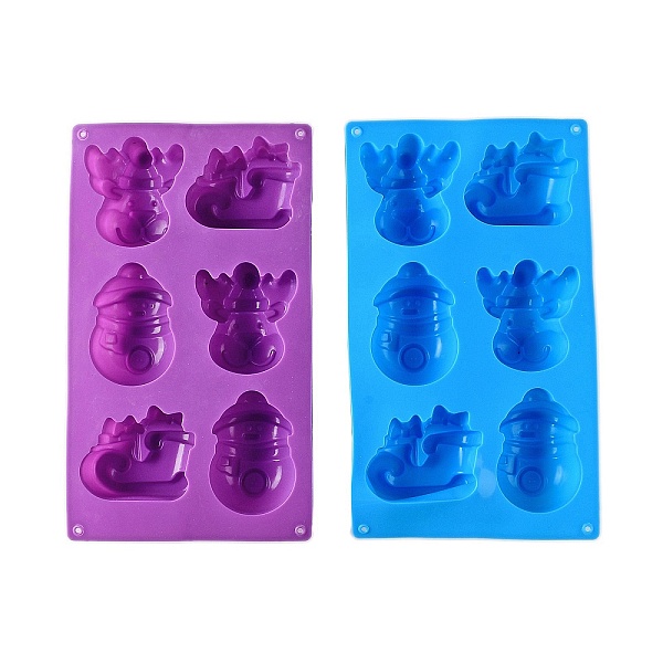 PandaHall Christmas Theme DIY Food Grade Silicone Mold, Cake Molds (Random Color is not Necessarily The Color of the Picture), Random Color..., Multicolor
PandaHall Christmas Theme DIY Food Grade Silicone Mold, Cake Molds (Random Color is not Necessarily The Color of the Picture), Random Color..., Multicolor